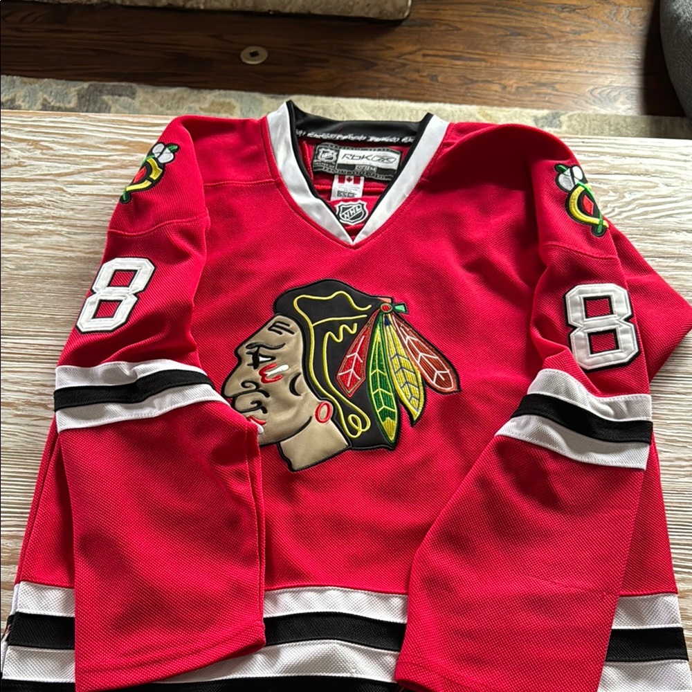 Red Blackhawks Hockey Jersey